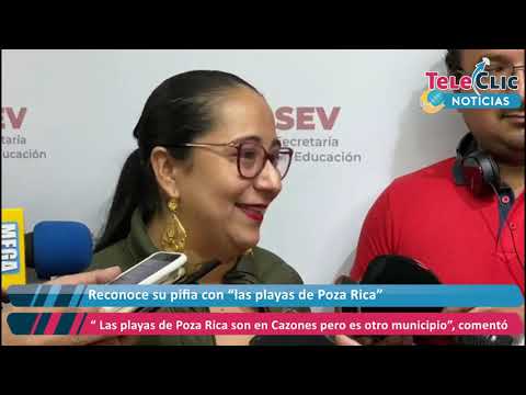 Secretaria de Turismo reconoce su pifia con “las playas de Poza Rica”