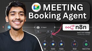I Built an AI Agent for BOOKING MEETINGS in n8n With No Code (Free Template)