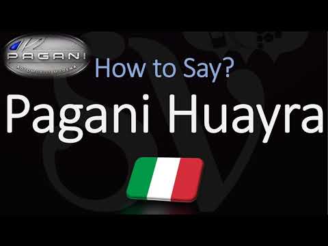 How to Pronounce Pagani Huayra? (CORRECTLY)