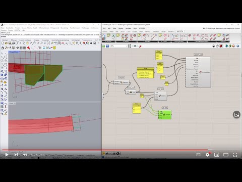 GH Tutorial Teil 17 - Widerlager duplizieren und analytisches System mit Grasshopper