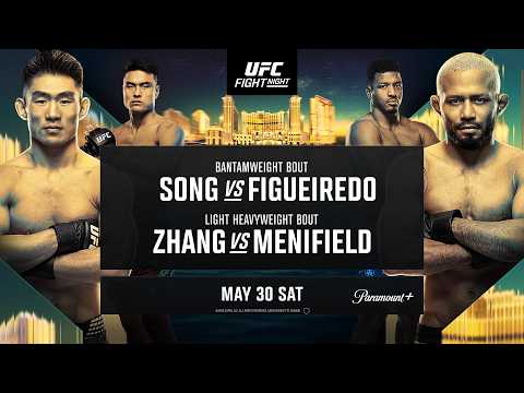 UFC Macau: Song vs. Figueiredo Odds Courtesy Of MyBookie