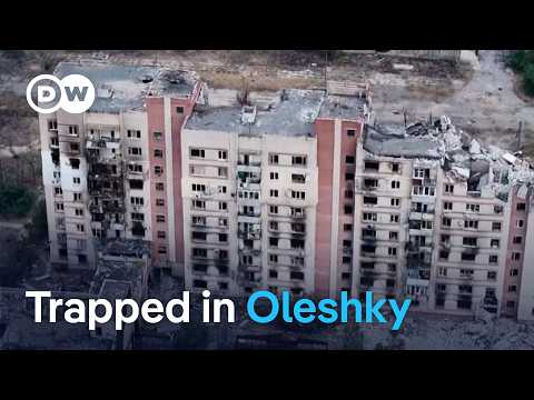 Why 2,000 civilians can't leave this Ukrainian town | DW News