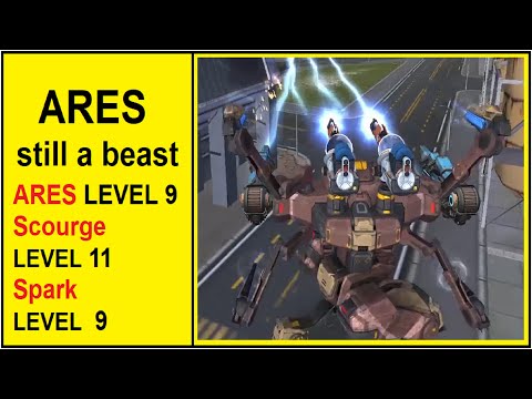 War robots Ares Spark Scourge GODLIKE compilation