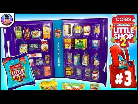 Coles Little Shop 2 !!  |  Coles Mini Collectibles Opening! #3  | SO MANY VEGEMITES!