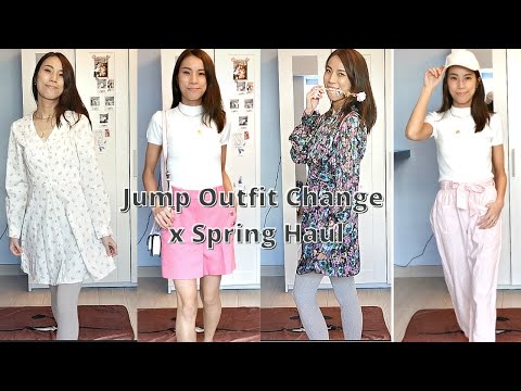 Jump Outfit Change Transition x Spring Haul