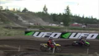 MXGP of Finland 2013 - Tommy Searle and Clement Desalle fight - Motocross