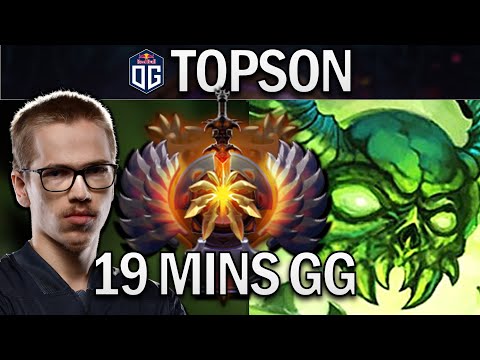 OG.TOPSON PUGNA - 19 MINS GG - DOTA 2 7.29 GAMEPLAY