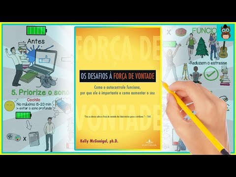 COMO TER MAIS FORÇA DE VONTADE | OS DESAFIOS À FORÇA DE VONTADE | Kelly McGonigal | Resumo animado