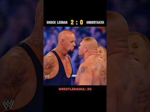 Every single match of The Undertaker vs Brock Lesnar 👀🥵 || edit