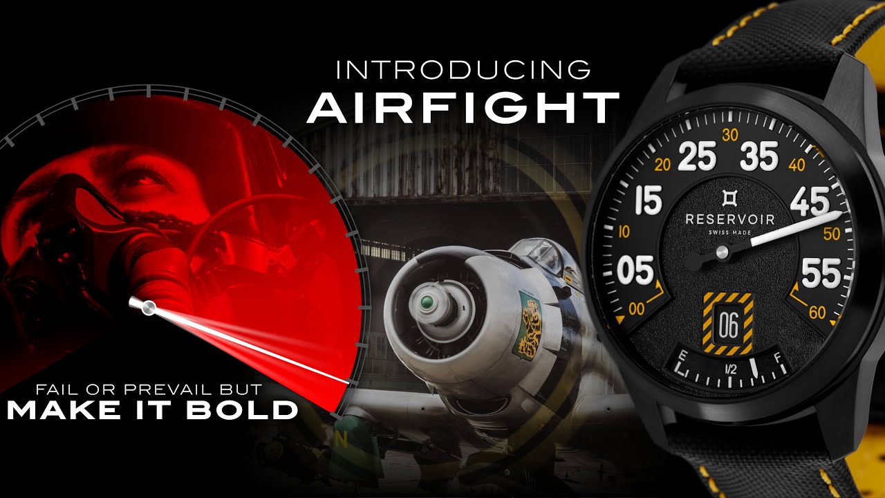 Introducing RESERVOIR Airfight : a watch inspired by on-board flight instruments !