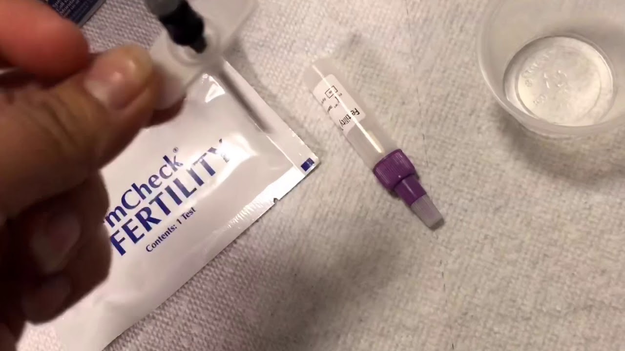 Chekeador de esperma  para saber si tu pareja es fértil si o no