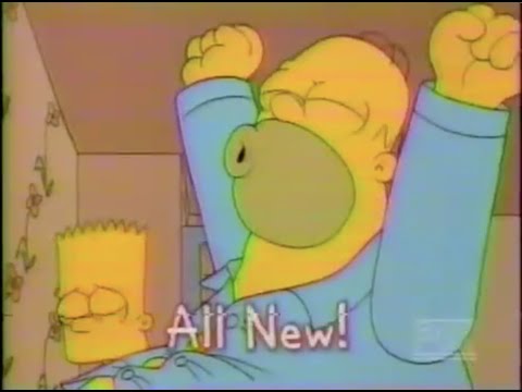 The Simpsons Fox Promo (1995): “King-Size Homer“ (S07E07) (30 second)