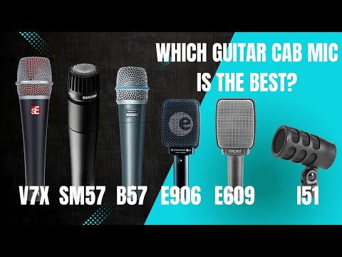 V7X or SM57? Or e906? The Ultimate Guitar Cab Mic Shootout! Clean + High Gain