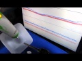 空中を伝搬する超音波（表面検査の基礎実験　ultrasonic labo）