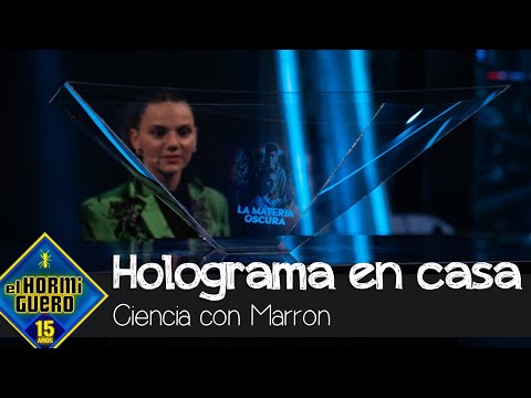 Marron enseña a hacer un holograma en tu casa de forma sencilla - El Hormiguero