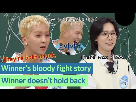 Jinu & Mino fight story! "WINNER" really fights👊 #winner