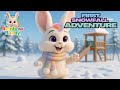 Rainbow Bunny Sees Snow For The First Time ️ Winter Fun Snow Bunnies Cozy Igloos