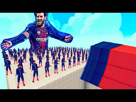100x MESSI vs 1x EVERY GOD - Totally Accurate Battle Simulator TABS