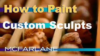 How to paint custom sculpts