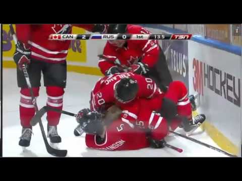 IIHF Gold Medal - Carter Ashton - Canada 2-0 Goal vs. Russia (01.05.2011)