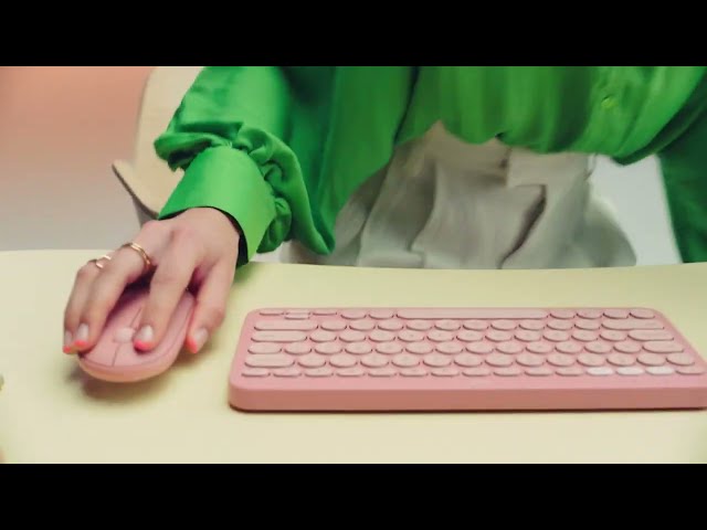 ماوس بيبل 2 M350s من لوجيتيك رفيع ويعمل ببلوتوث لاسلكي محمول خفيف الوز