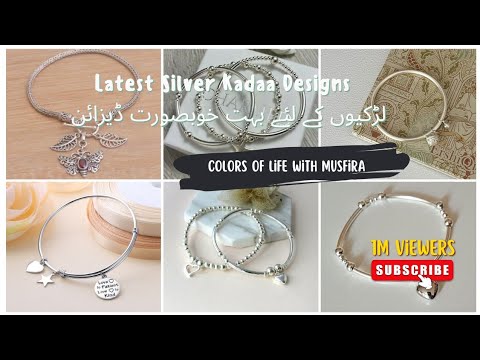 Latest Silver Kadaa Designs #colorsoflifewithmusfira #viral