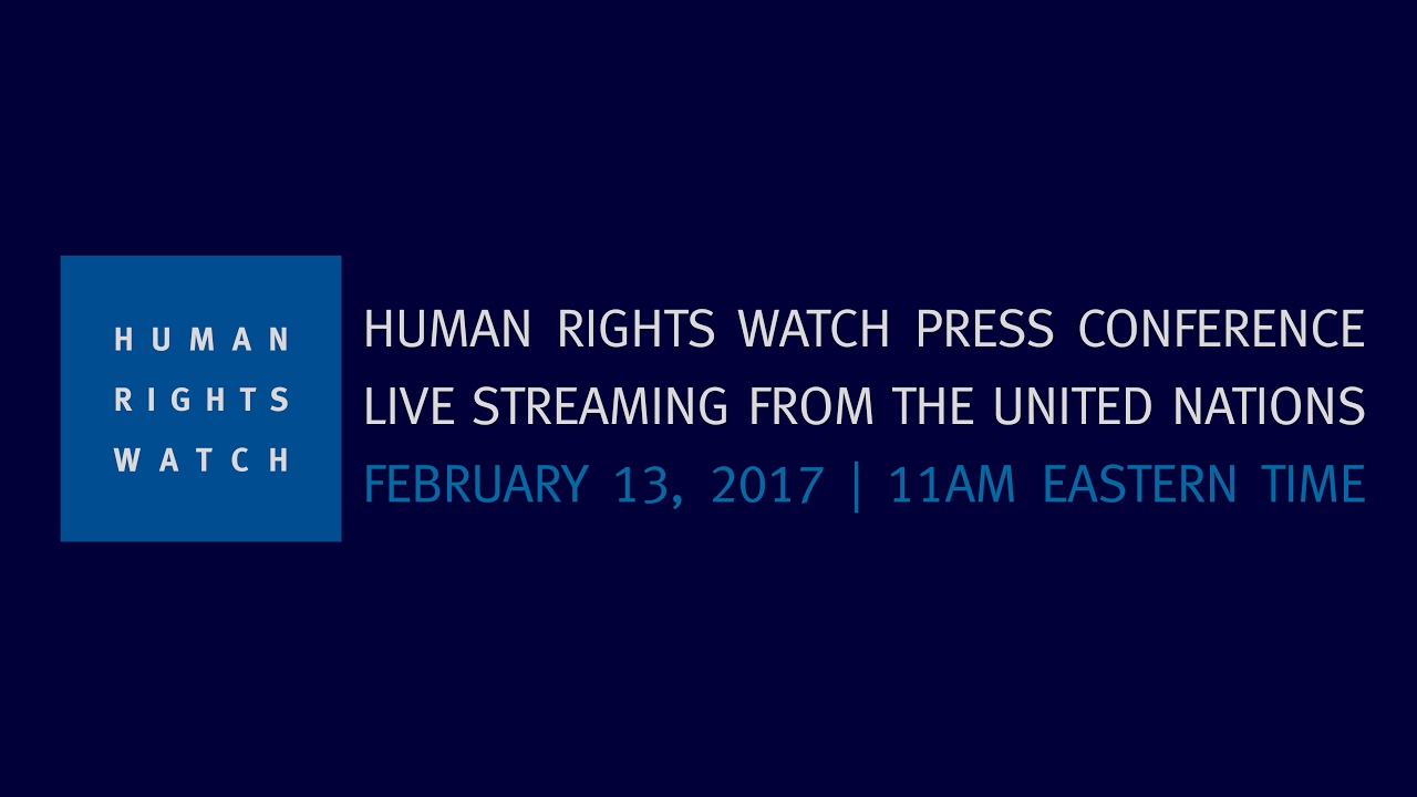 Live Stream from the UN: Chemical Attacks in Syria