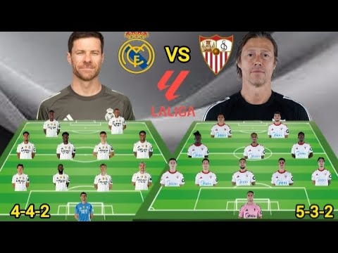 Head To Head Line up ~ Real Madrid Vs Sevilla Potential Line up in Laliga Jornada 18 Season 2025/26