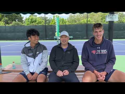 HUGO HASHIMOTO VS JAMES WATT MEN'S OPEN SINGLE FINAL AT MEMORIAL TOURNAMENT MARIN TENNIS CLUB