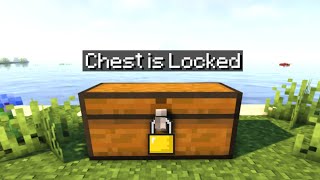 Minecraft: How to lock Chest (No Mod)