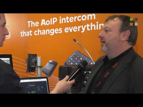 Telos Infinity IP Broadcast Intercom from Telos Alliance shown at BVE 2018