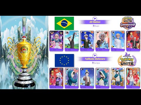 00 NATION vs TALIBOBO BELIEVERS World Championships Day 1 2023 Pokémon UNITE Championship Series 2ND