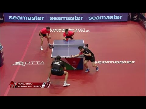 2017 Hungarian Open (MD-F) FANG Bo/ZHOU Yu - TSUBOI Gustavo/CALDERANO Hugo [Full Match/English|HD]