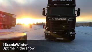preview picture of video '#ScaniaWinter – Uptime in the snow'