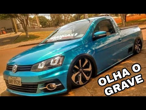 SAVEIRO AZUL REBAIXADA TOCANDO | Cela 09 - Dan Lellis x C.Sheik x Mano Fler | Carros Socados