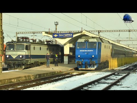 Trenuri & Activitate Feroviară în Gara Cluj Napoca - 11 Februarie 2023