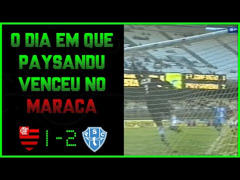 O DIA EM QUE O PAYSANDU VENCEU O MENGÃO NO MARACA -  Flamengo 1x2 Paysandu - #TBTORÓ