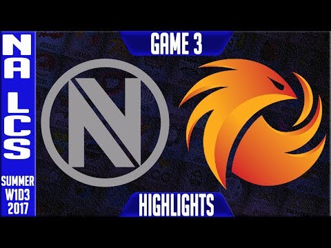 Team Envy vs Phoenix1 Highlights Game 3 | NA LCS W1D3 Summer Split 2017 | NV vs P1 G3