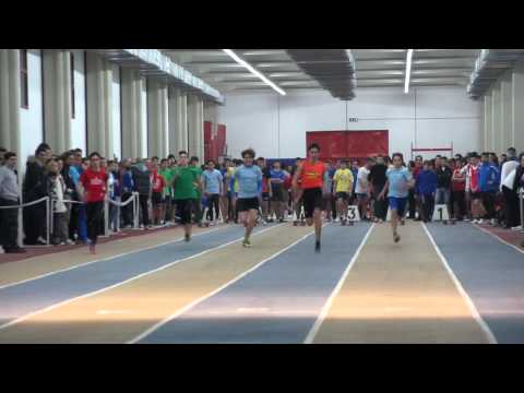 MANIFESTAZIONE REGIONALE INDOOR C.R. FIDAL LAZIO 60 piani Cadetti batteria 4 Edoardo Bianco