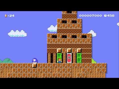 LEVEL REMOVED ~ SMB [1-3 & 1-4] remix by Tyler - SUPER MARIO MAKER - NO COMMENTARY 1AT