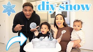 WE MADE SNOW! *DIY* |Vlogmas Day 19