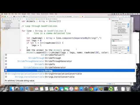 iOS Swift 2.2 Mobile Development - Lecture 6/25 - Array of Animals
