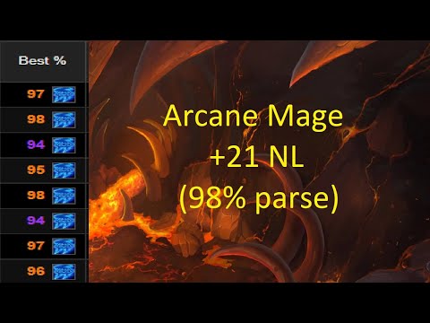 [Arcane Mage S2 M+] 21 Neltharion's Lair +2 (98% parse)