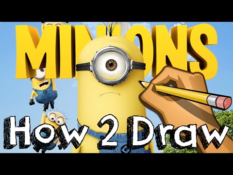 How To Draw A Minion From The Movie Minions | Drawing...