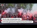 BOTENPROTEST: Sloepjes demonstreren voor deur burgemeester Amsterdam