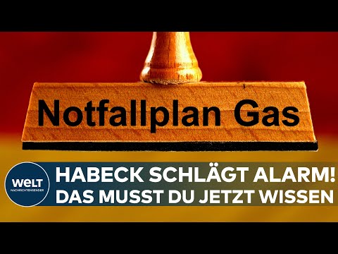 GAS-ALARMSTUFE: Robert Habeck in Sorge! Das musst Du über den Notfallplan jetzt wissen