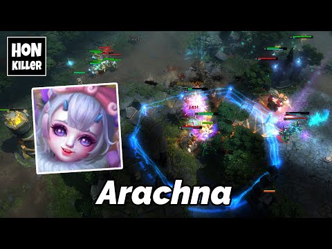 HoN Arachna Gameplay - Zaniir - Legendary