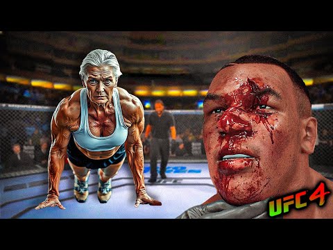 Mike Tyson vs. Grandmother Agafia (EA sports UFC 4)