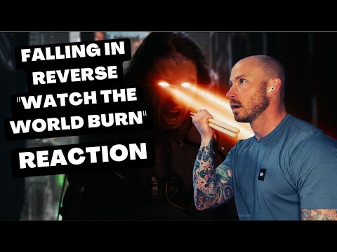 Drummer Reacts To - FALLING IN REVERSE - WATCH THE WORLD BURN FIRST TIME HEARING