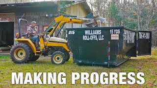 Two Dumpsters Later...and I'm Still Not Done!